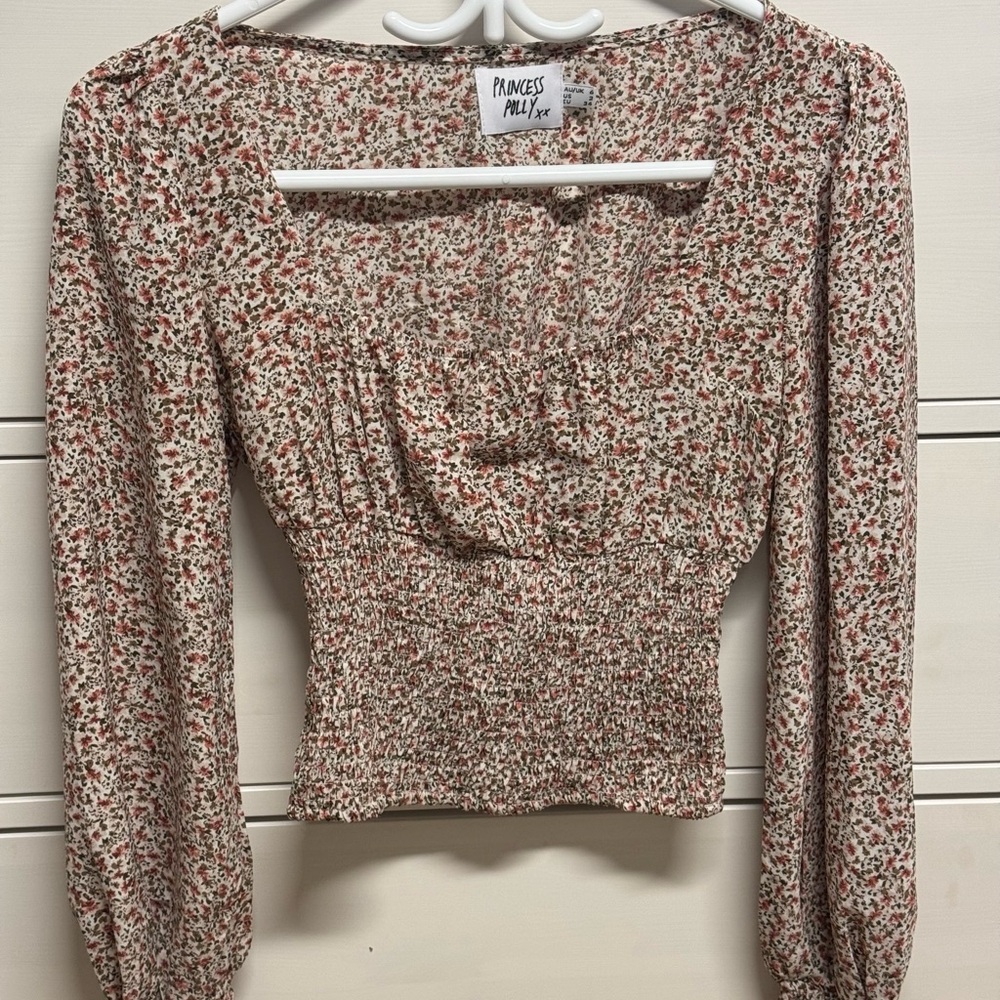Princess Polly Floral Smocked Top